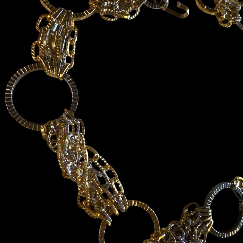 Elegant Gold and Silver Chain Belt and / or Necklace - Picture 3 of 3